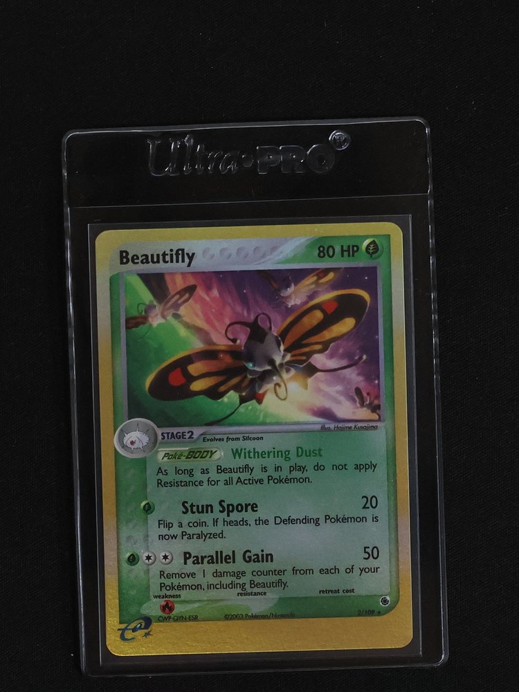 2003 Pokémon EX Ruby & Sapphire #2 Beautifly — front