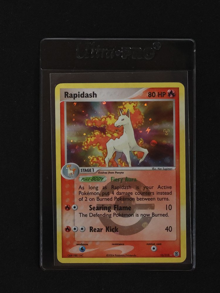 2004 Pokémon EX FireRed & LeafGreen #13 Rapidash — front