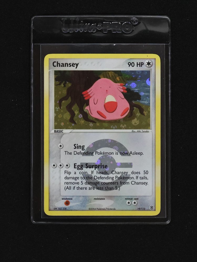 2004 Pokemon FireRed & LeafGreen #19 Chansey — front