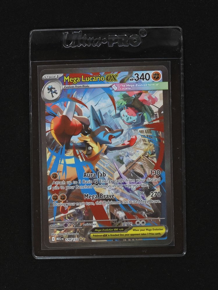 2014 Pokémon Mega Lucario ex 179/132 — front