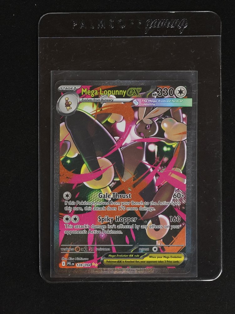 Mega Lopunny EX 128/094 Phantasmal Flames — front