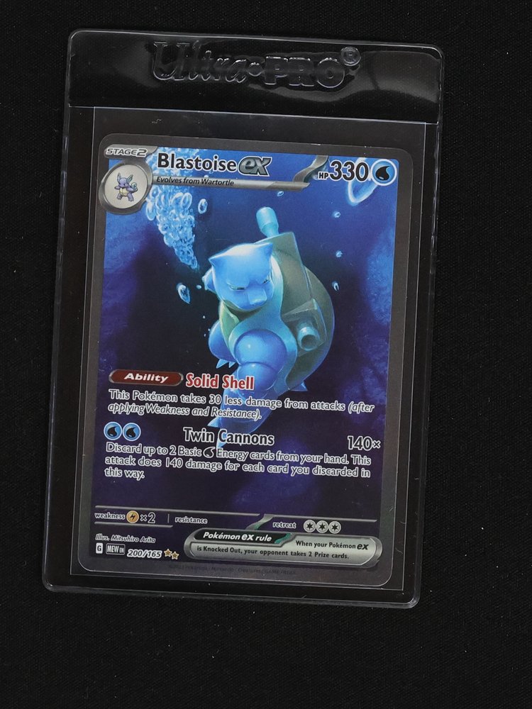 2023 Pokémon Scarlet & Violet 151 #200/165 Blastoise ex — front