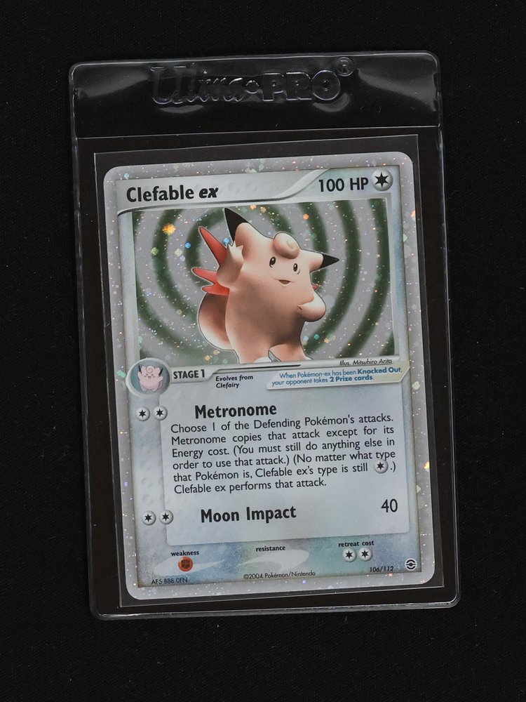 2004 Pokémon EX FireRed & LeafGreen #106 Clefable ex — front