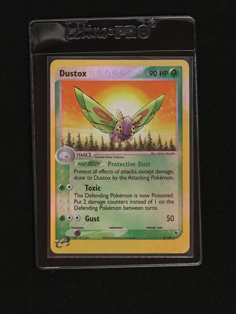 2003 Pokemon EX Ruby & Sapphire #6 Dustox — front