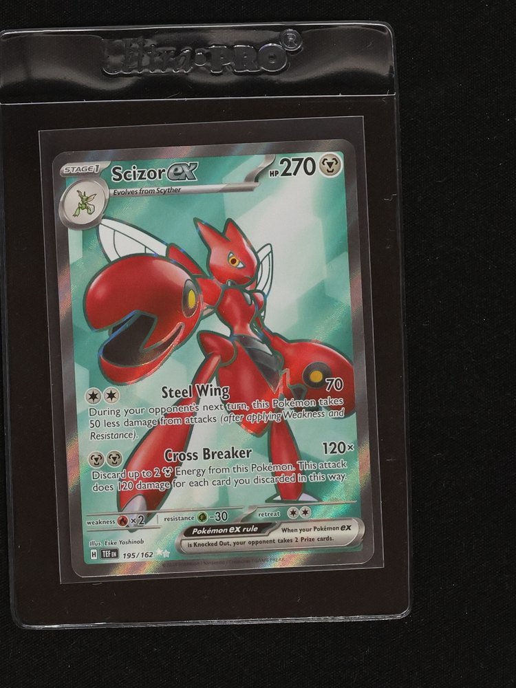 2024 Pokémon Temporal Forces #195 Scizor ex — front