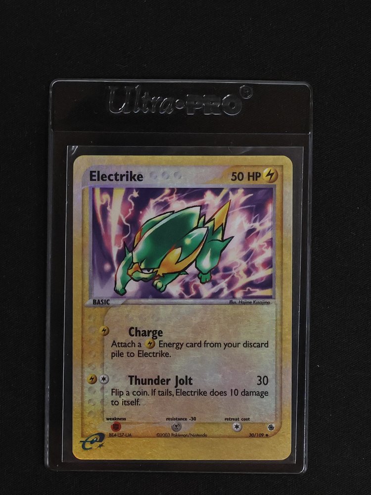 2003 Pokémon EX Ruby & Sapphire #30 Electrike — front