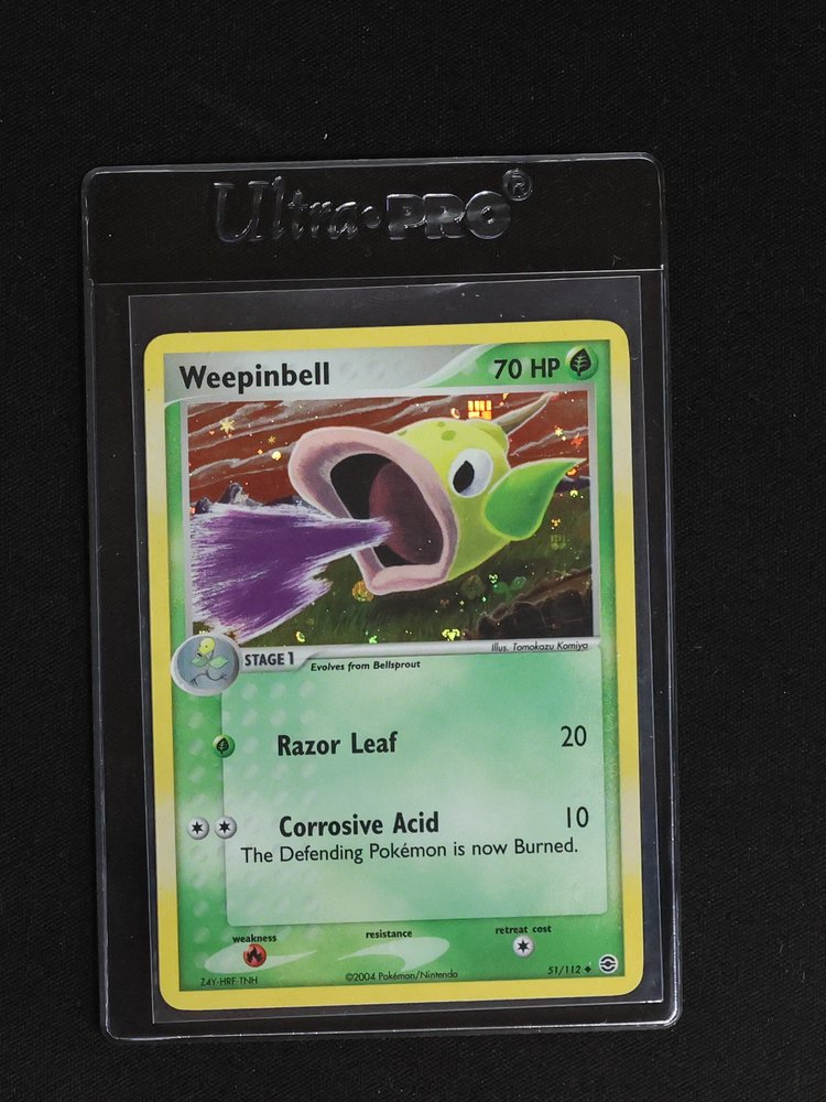 2004 Pokémon EX FireRed & LeafGreen #51 Weepinbell — front