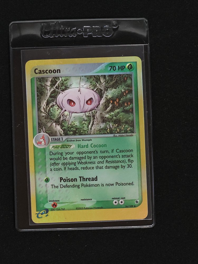 2003 Pokémon EX Ruby & Sapphire #26 Cascoon — front