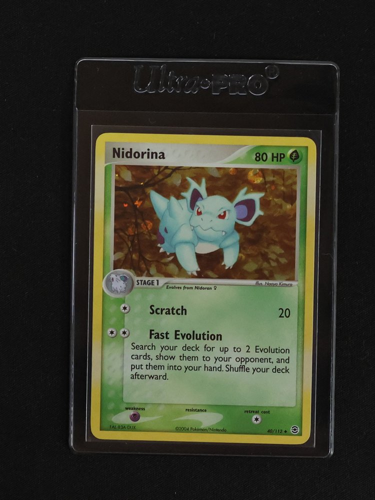 2004 Pokémon EX FireRed & LeafGreen #40 Nidorina — front