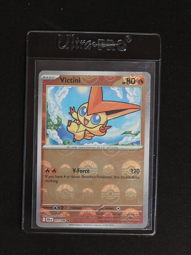 2025 Pokémon Sv Black Bolt #012 Victini — front