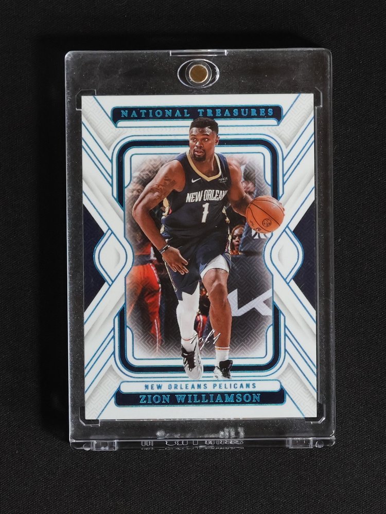 2020-21 Panini National Treasures #30 Zion Williamson — front