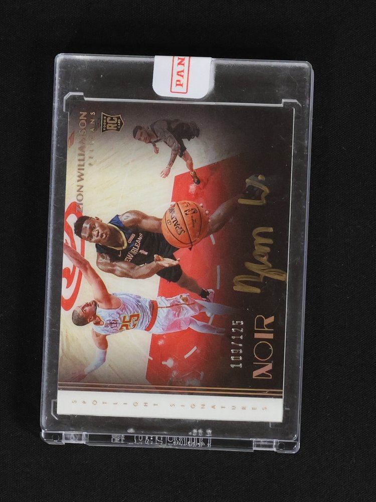 2019-20 Noir Spotlight Horizontal #SSH-ZWL Zion Williamson — front