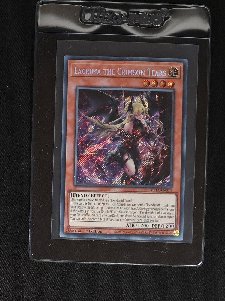 2020 Yu-Gi-Oh! ROTA-EN014 Lacrima the Crimson Tears — front