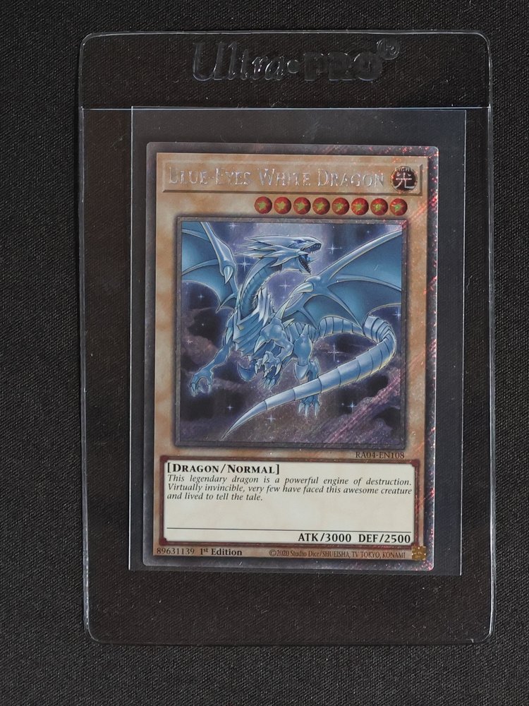 2020 Yu-Gi-Oh! RA04-EN108 Blue-Eyes White Dragon — front