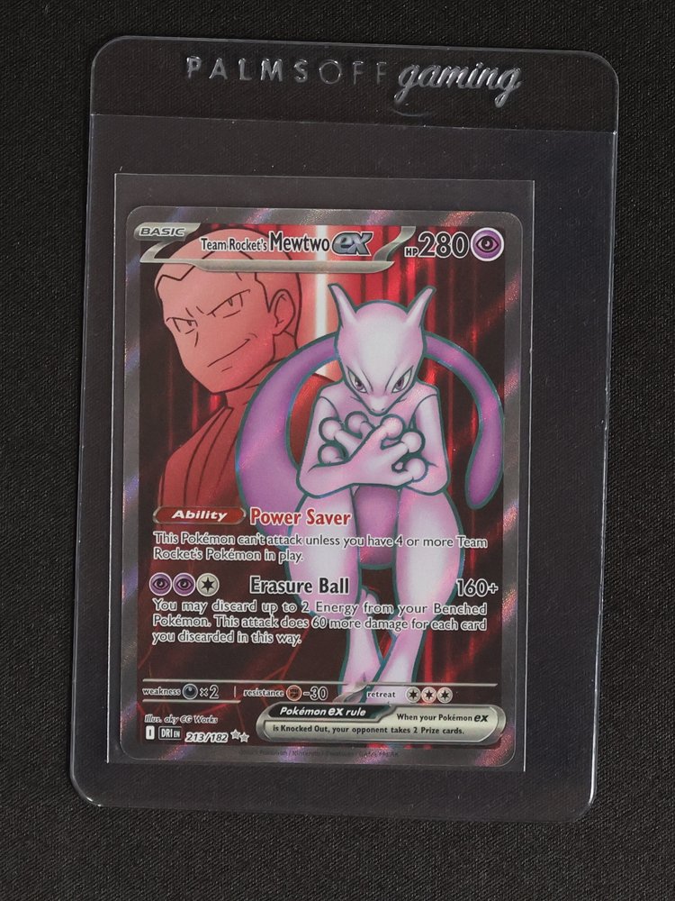 2022 Pokémon TCG #213 Team Rocket's Mewtwo EX — front