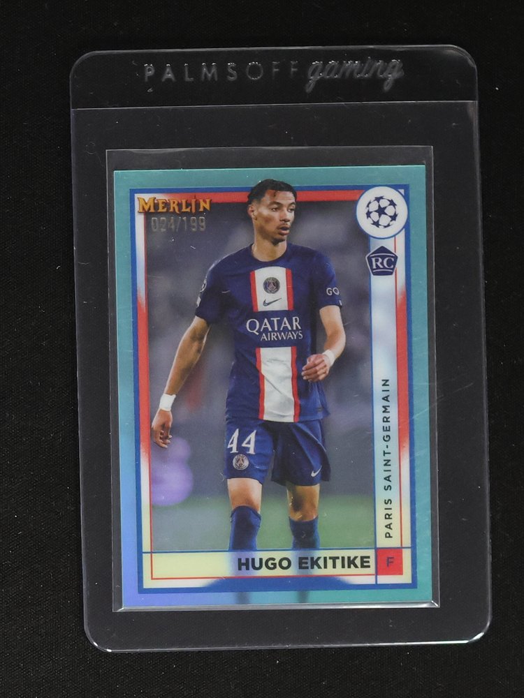 2022-23 Topps Merlin UEFA Club Competitions #100 Hugo Ekitike Rookie — front