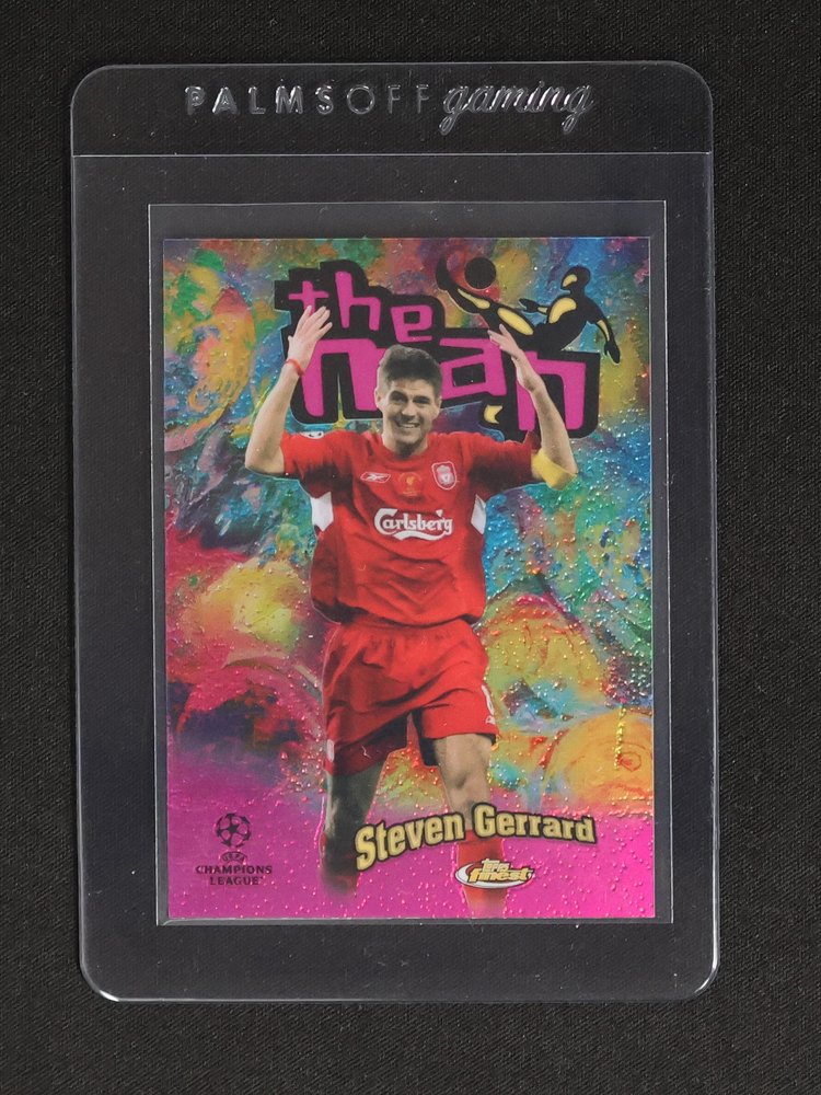 2022-23 Topps Finest UEFA Club Competitions #FTM-3 Steven Gerrard The Man — front