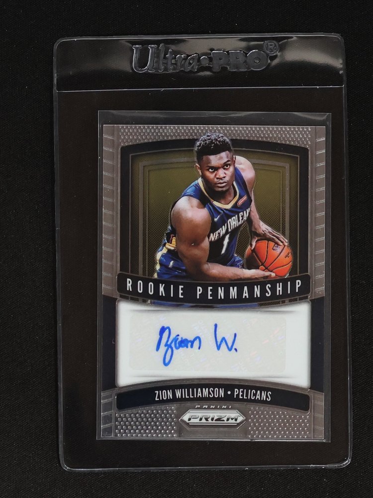 2019-20 Panini Prizm #RP-ZWL Zion Williamson Rookie Penmanship Auto — front