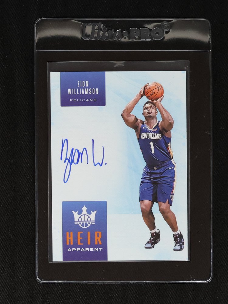 2019 Panini Court Kings Heir Apparent #HA-ZWI Zion Williamson — front