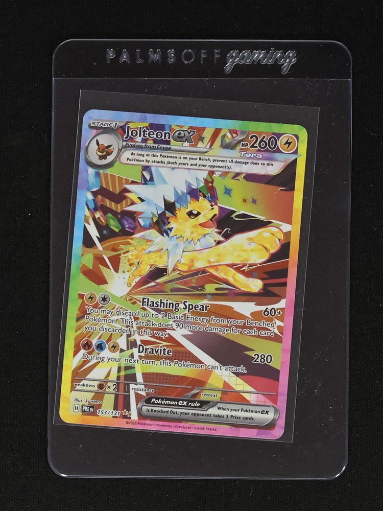 2025 Pokémon SV: Prismatic Evolutions #153 Jolteon ex — front