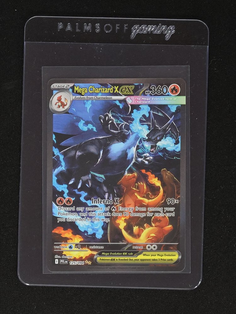 2025 Pokémon Mega Charizard X EX #125/094 — front
