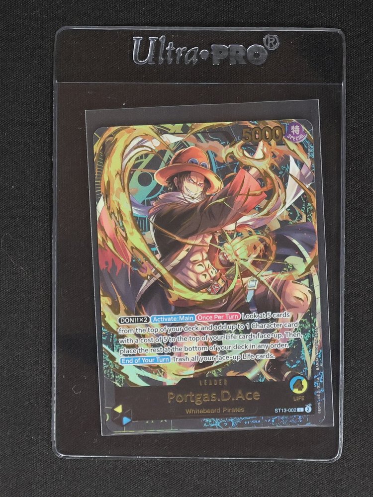 One Piece Card Game 2023 #ST13-002 Portgas D. Ace — front