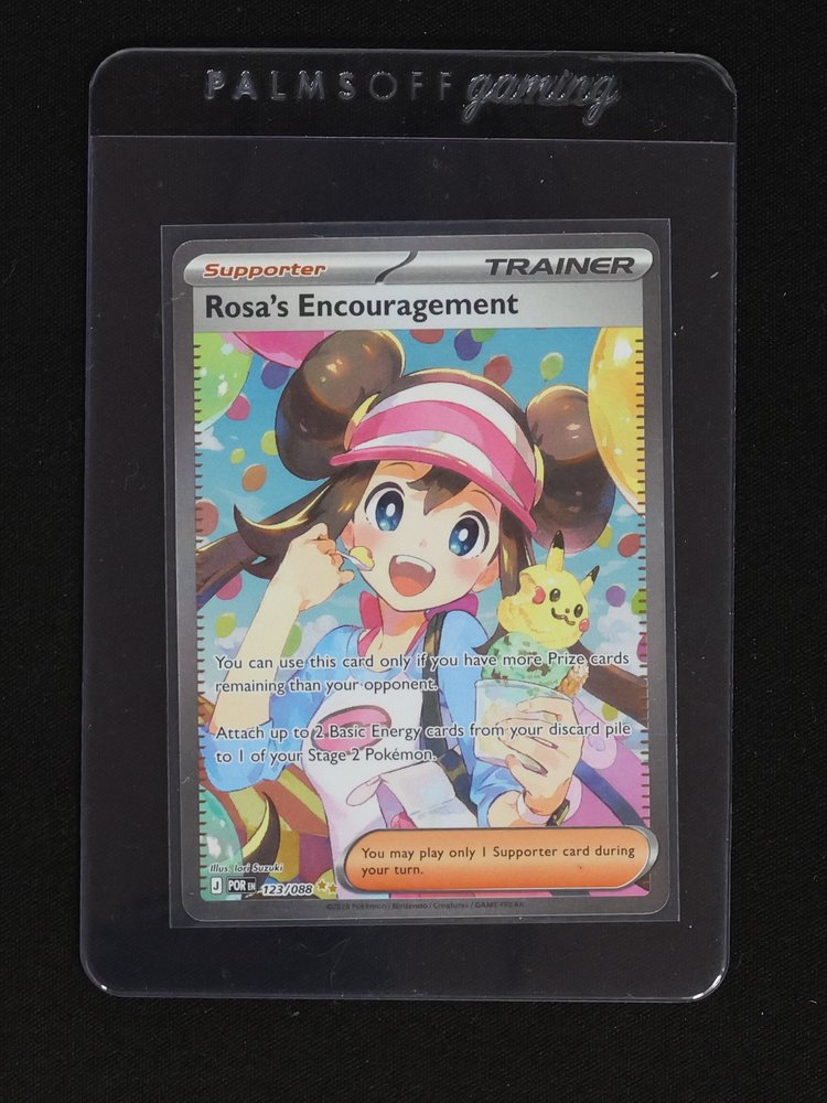2021 Pokémon Perfect Order #123 Rosa's Encouragement — front