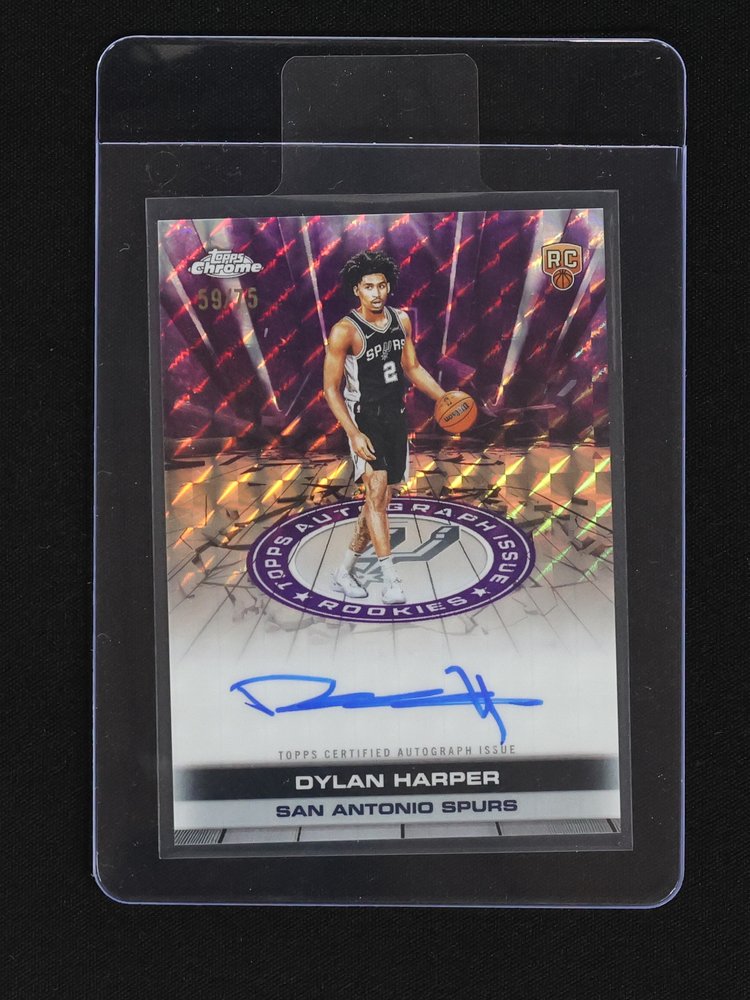 2025-26 Topps Chrome #59 Dylan Harper — front