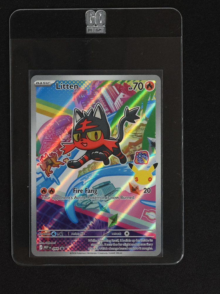 2026 Pokémon #044 Litten ME: Mega Evolution Promo — front