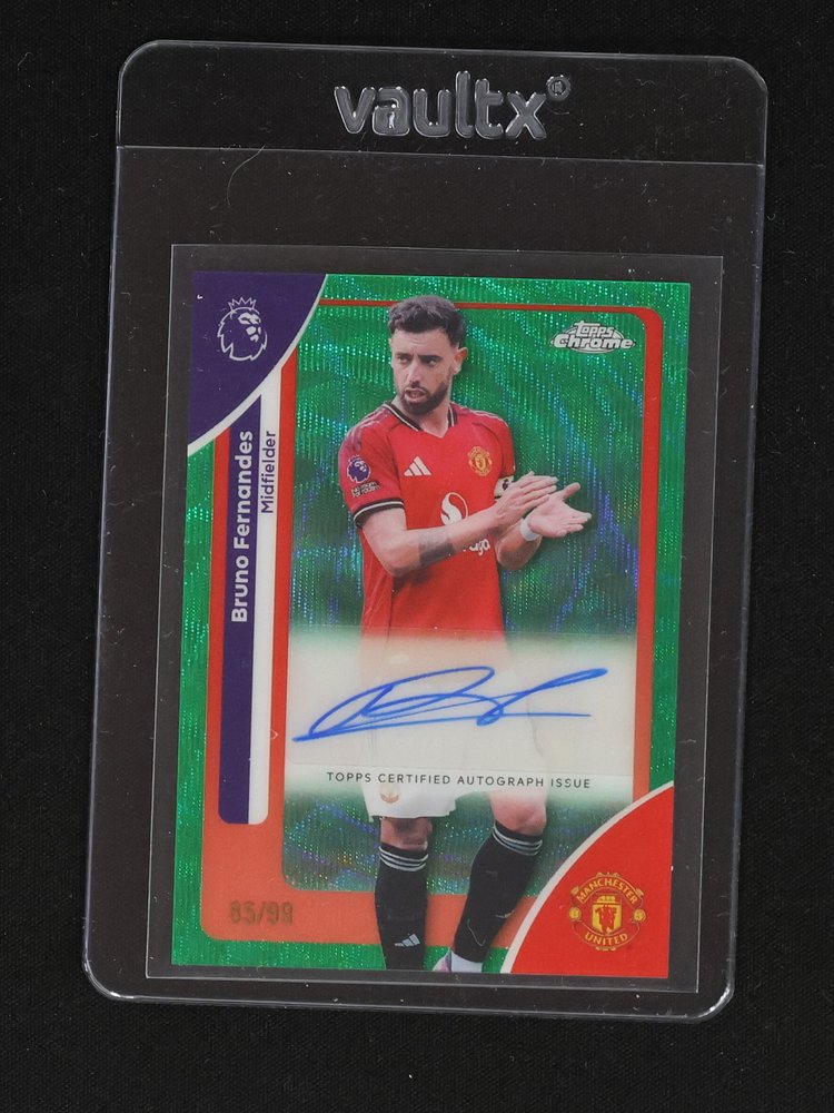 2025-26 Topps Chrome Premier League #135 Bruno Fernandes — front