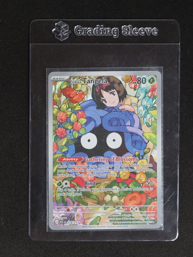 2026 Pokemon Ascended Heroes #218 Erika's Tangela — front