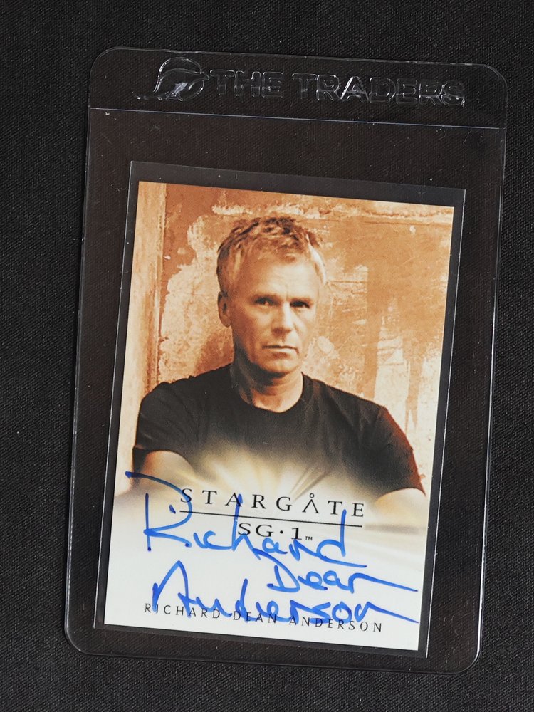 2000 Rittenhouse Stargate SG-1 Richard Dean Anderson Autograph Trading Card — front