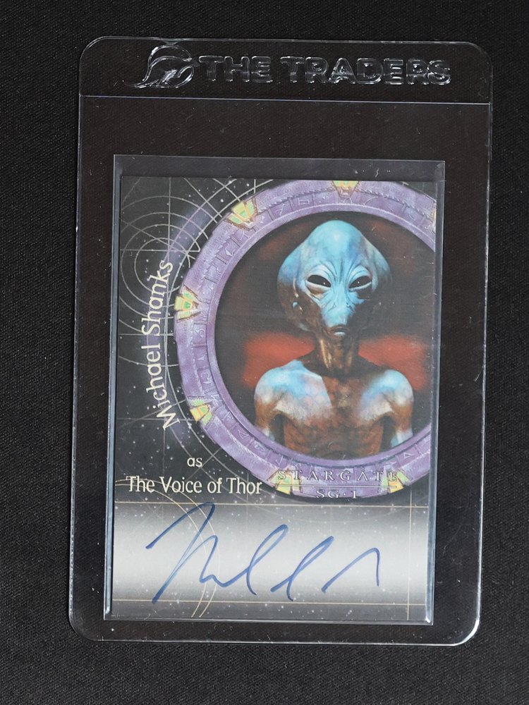 Stargate SG-1 Autograph Card A42 Michael Shanks as The Voice of Thor — front