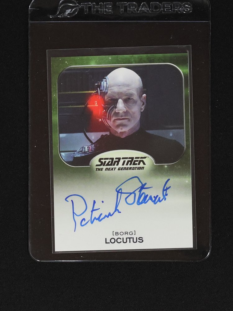 2026 Star Trek Connections Patrick Stewart as Locutus Borg Autograph — front
