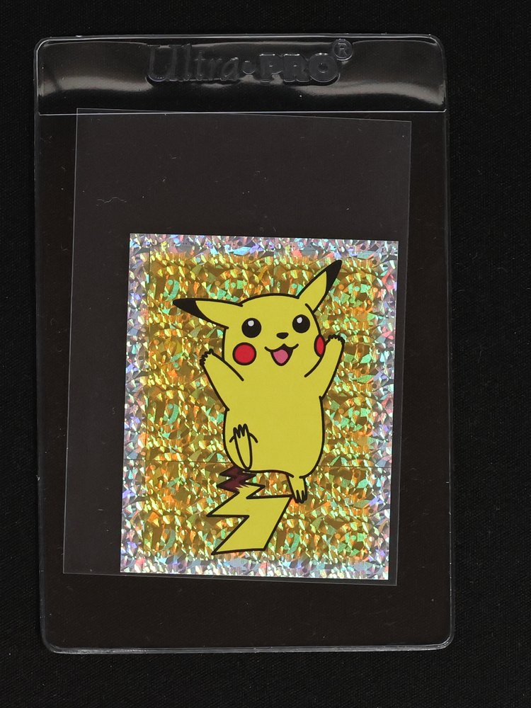 1999 Merlin Pokemon Sticker #S30 Pikachu Prism — front