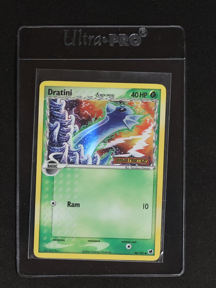 2006 Pokémon EX Dragon Frontiers #46 Dratini Delta Species — front