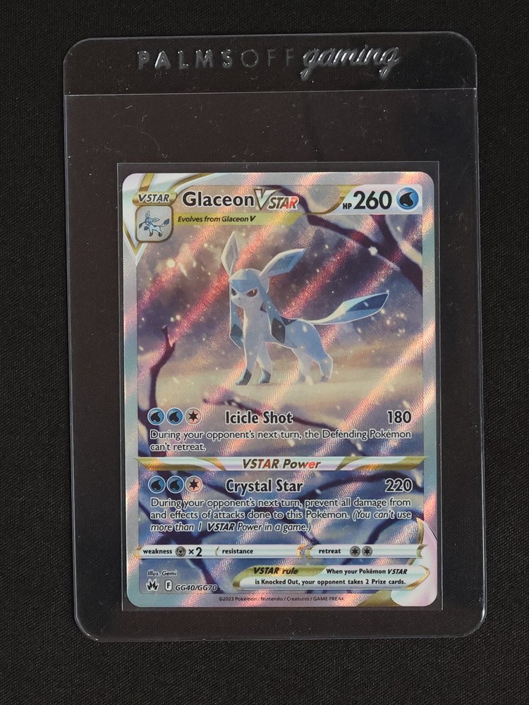 2023 Pokémon Crown Zenith #GG40/GG70 Glaceon VSTAR — front