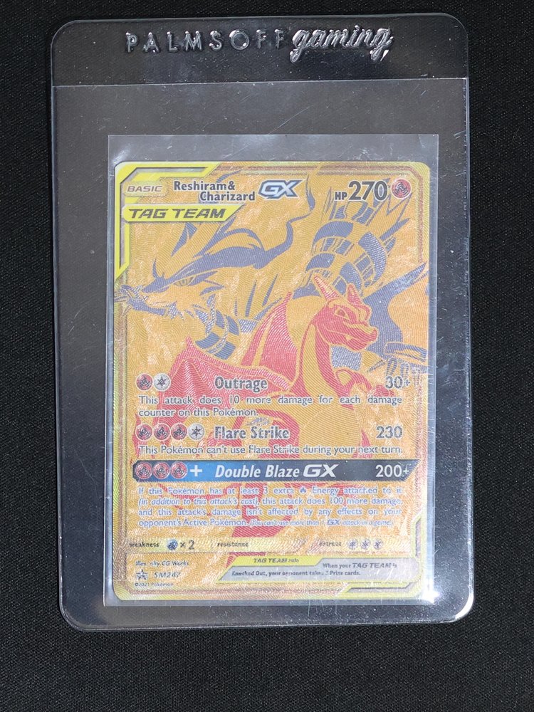 2021 Pokémon SM247 Reshiram & Charizard GX Tag Team — front