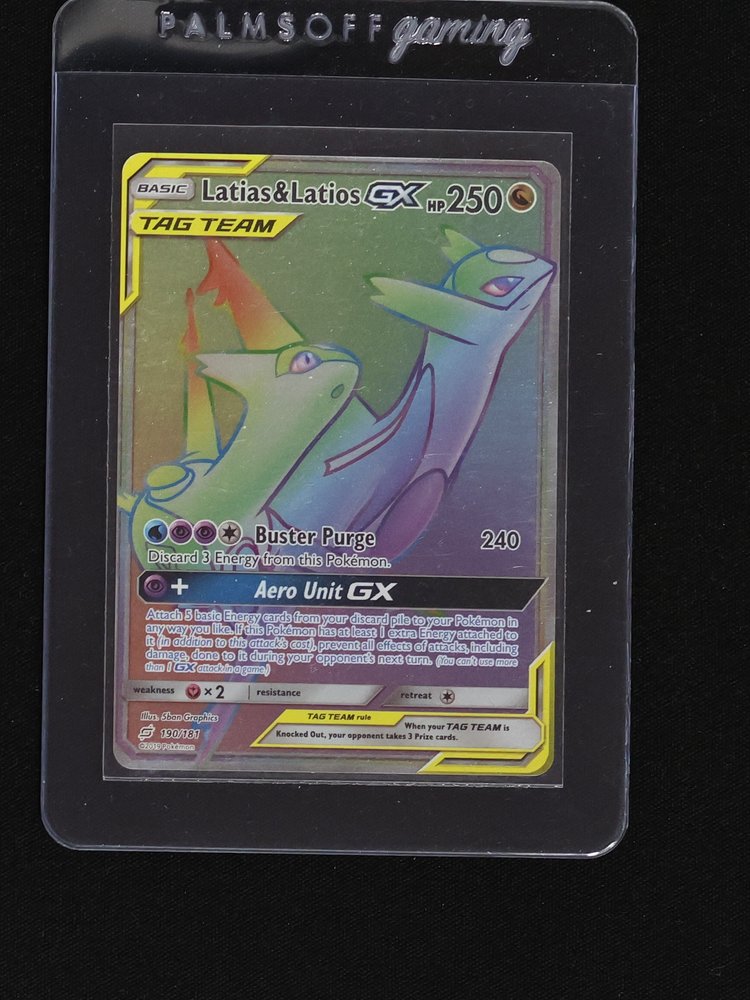 2019 Pokemon Latias & Latios GX #190 — front