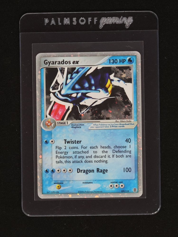 2004 Pokémon EX FireRed & LeafGreen #109 Gyarados ex — front