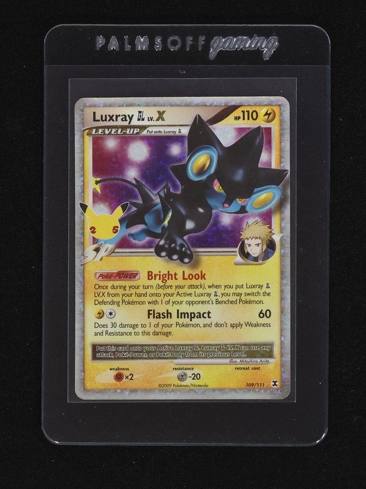 2009 Pokémon Celebrations #109 Luxray GL Lv. X — front