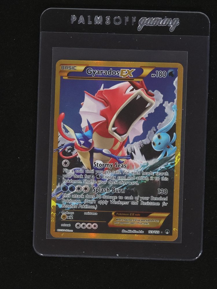 2016 Pokémon XY Breakpoint #123 Gyarados EX — front