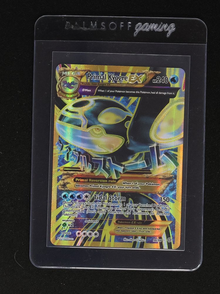 2015 Pokémon XY Ancient Origins #96 Primal Kyogre EX — front