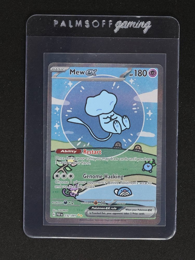 2024 Pokémon SV: Paldean Fates #232 Mew ex — front