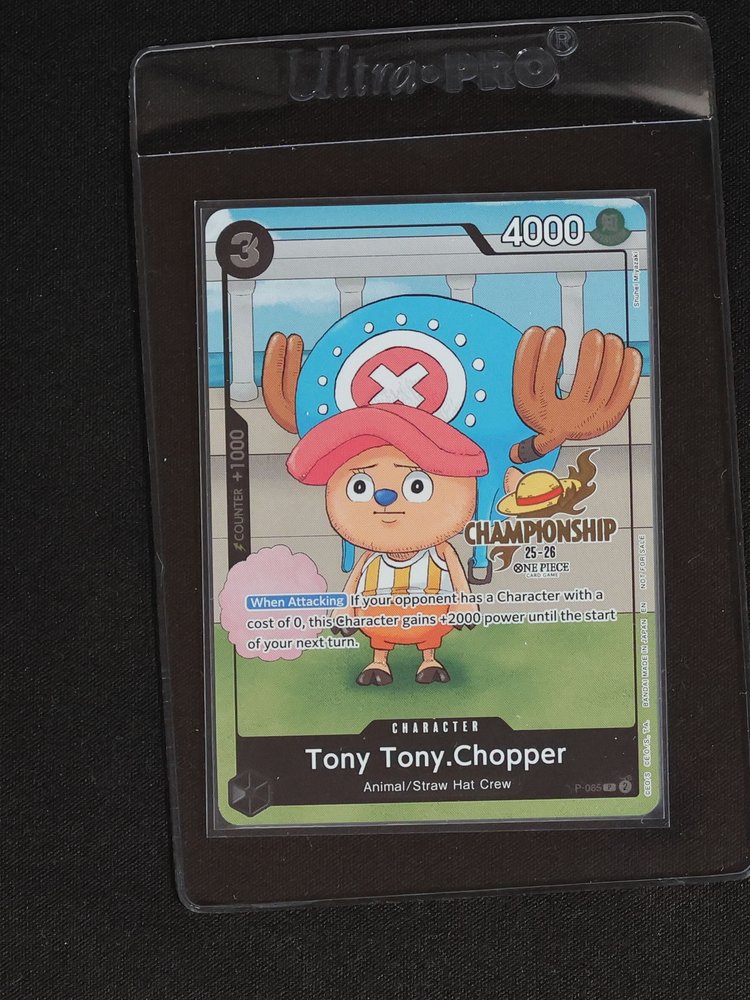 One Piece Card Game P-065 Tony Tony.Chopper Championship 25-26 Event Pack Stamped Promo — front