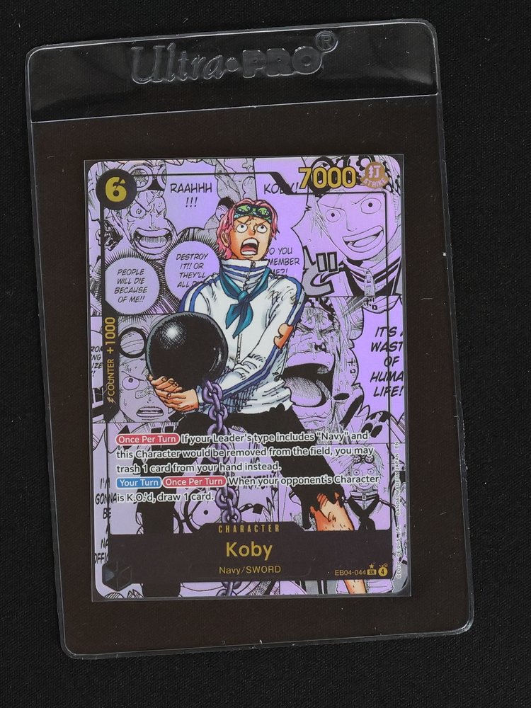 One Piece TCG EB04-044 Koby Manga Adventure on Kami's Island — front