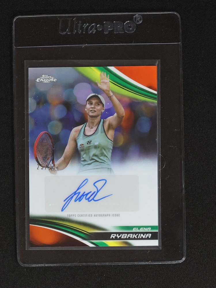 2025 Topps Chrome #CA-ERA Elena Rybakina Chrome Autographs — front