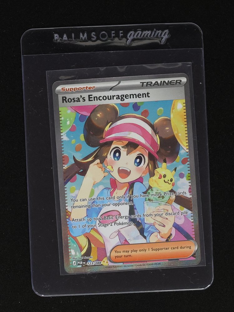 2023 Pokémon #123 Rosa's Encouragement — front