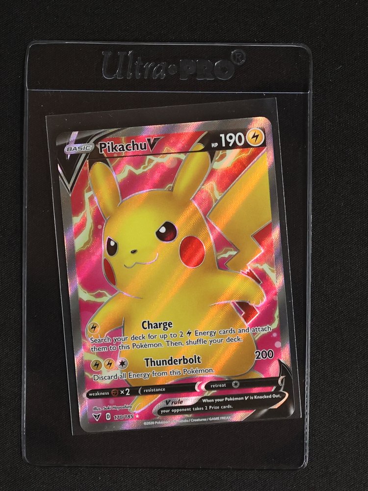 2020 Pokémon TCG Vivid Voltage #170 Pikachu V — front