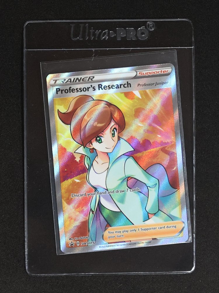2022 Pokémon SWSH152 Professor's Research (Juniper) Full Art Promo — front